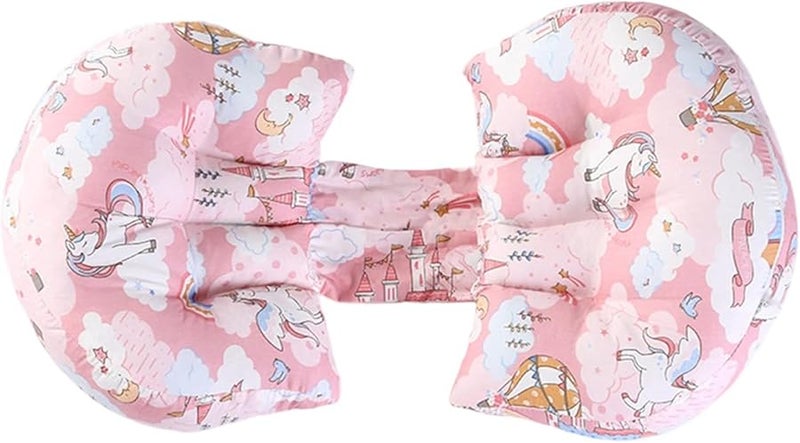 Rainbow Horse Color Side Sleeper Pillow with Pressure Relief Memory Foam - Image 1